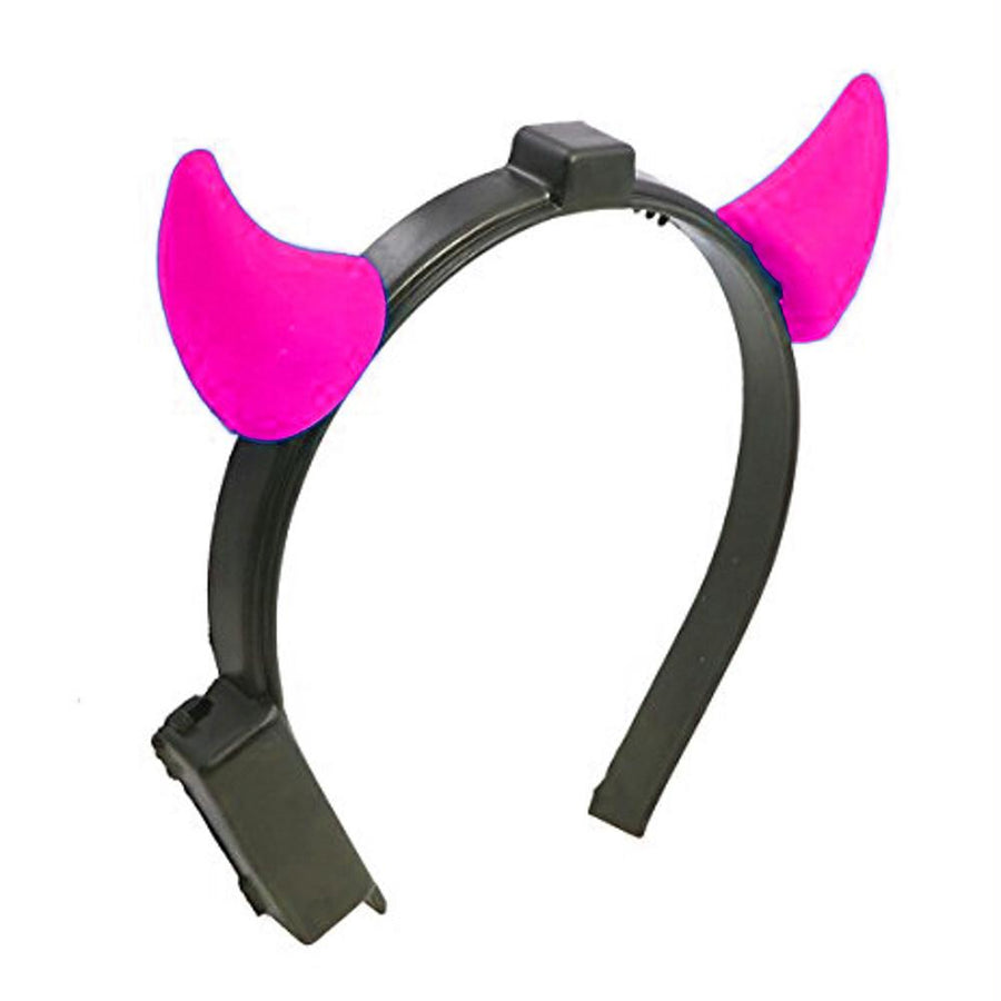 Light Up Devil Horns Pink