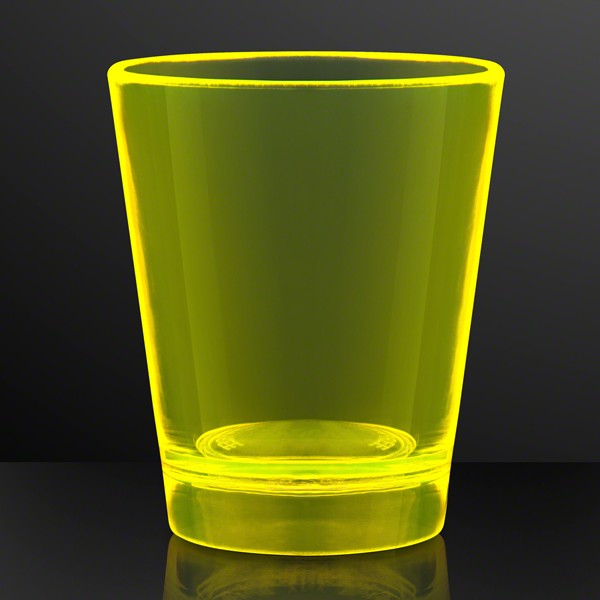 Glow In The Dark Shot Glass Yellow