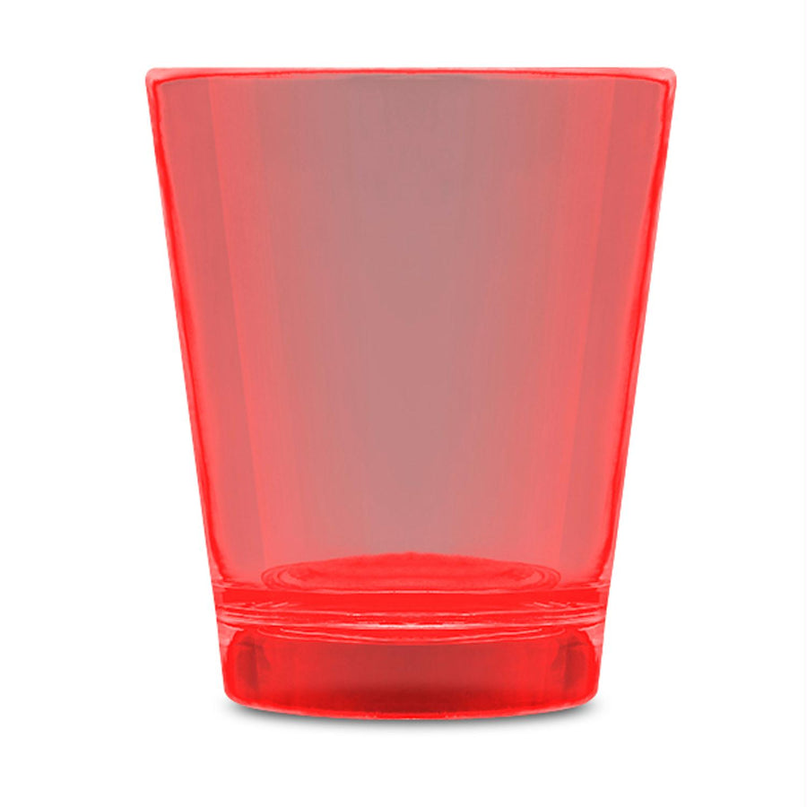 Glow In The Dark Shot Glass Red