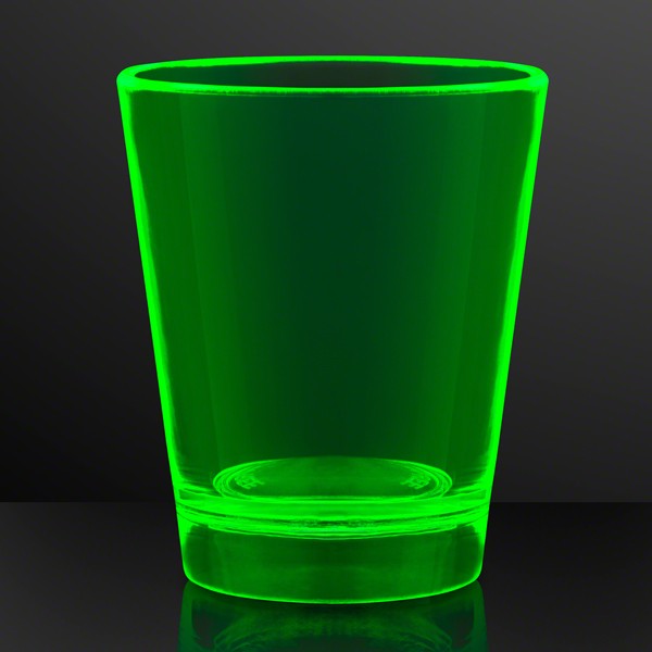 Glow In The Dark Shot Glass Green