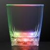 LED Color Changing Rounded Cube Rocks Whiskey Cola Glass