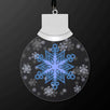 LED Let It Snow Animated Snowflake Necklace