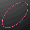 Smooth Round Opaque Bead Mardi Gras Necklace Pink Pack of 12