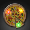 Pizza Flashing Body Light Lapel Pin Party Favors