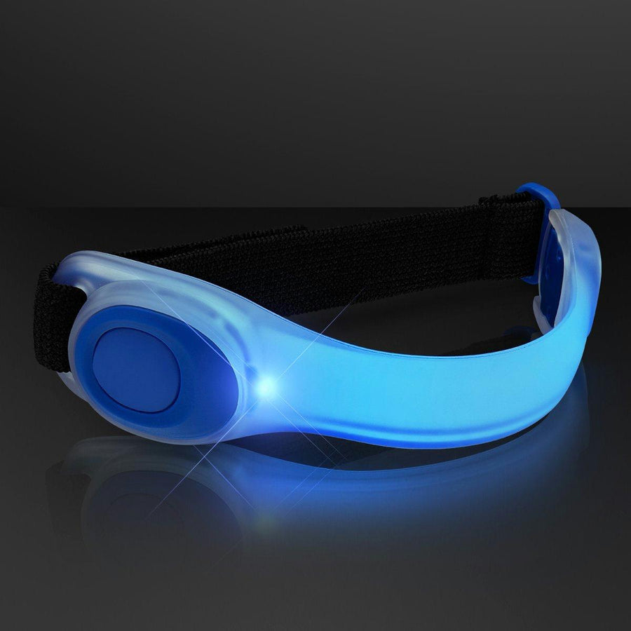 Deluxe LED Night Light Safety Jogging Bicycling Armband Blue