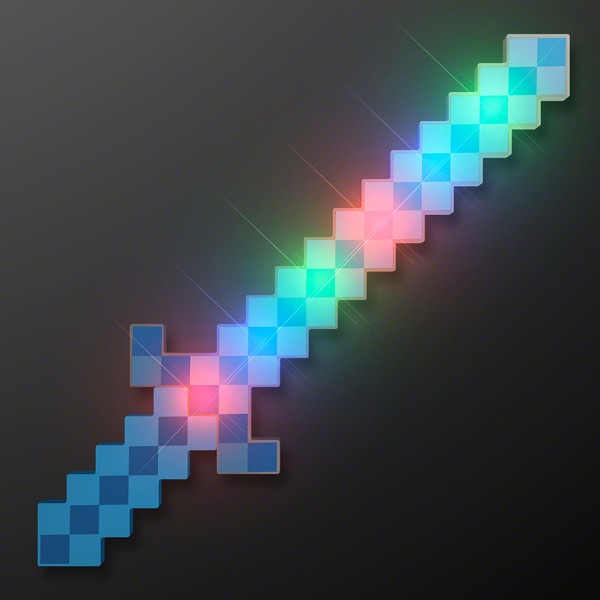 LED Pixelated Warrior Sword