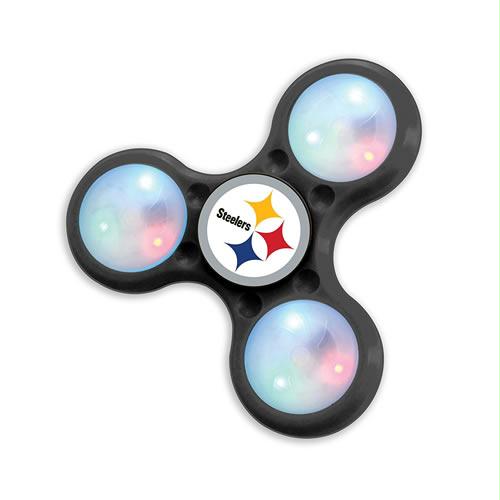 LED Light Up NFL Pittsburgh Steelers Multicolor Tri EDC Fidget Spinner