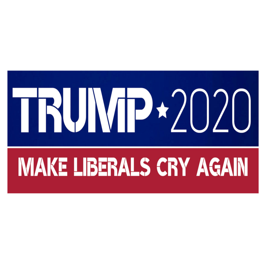 Bumper Sticker Donald Trump 2020 Make Liberals Cry Again