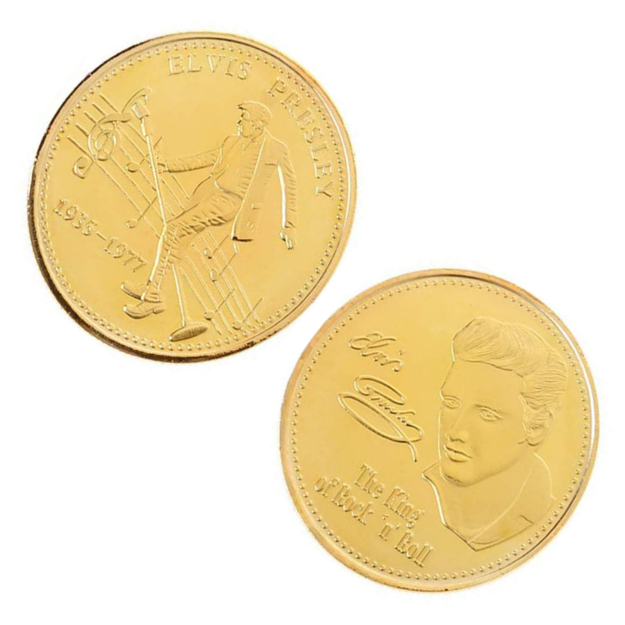 Elvis Presley Commemorative Souvenir Gold Coin