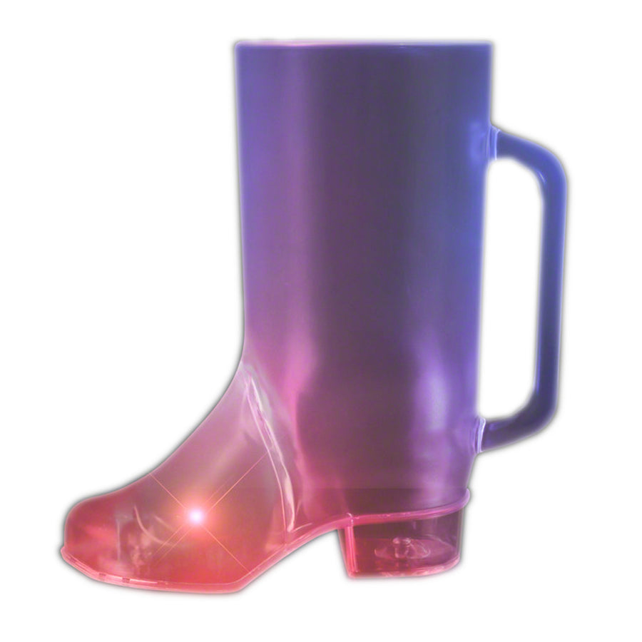 Flashing Beer Boot Drinking Mug Multicolor