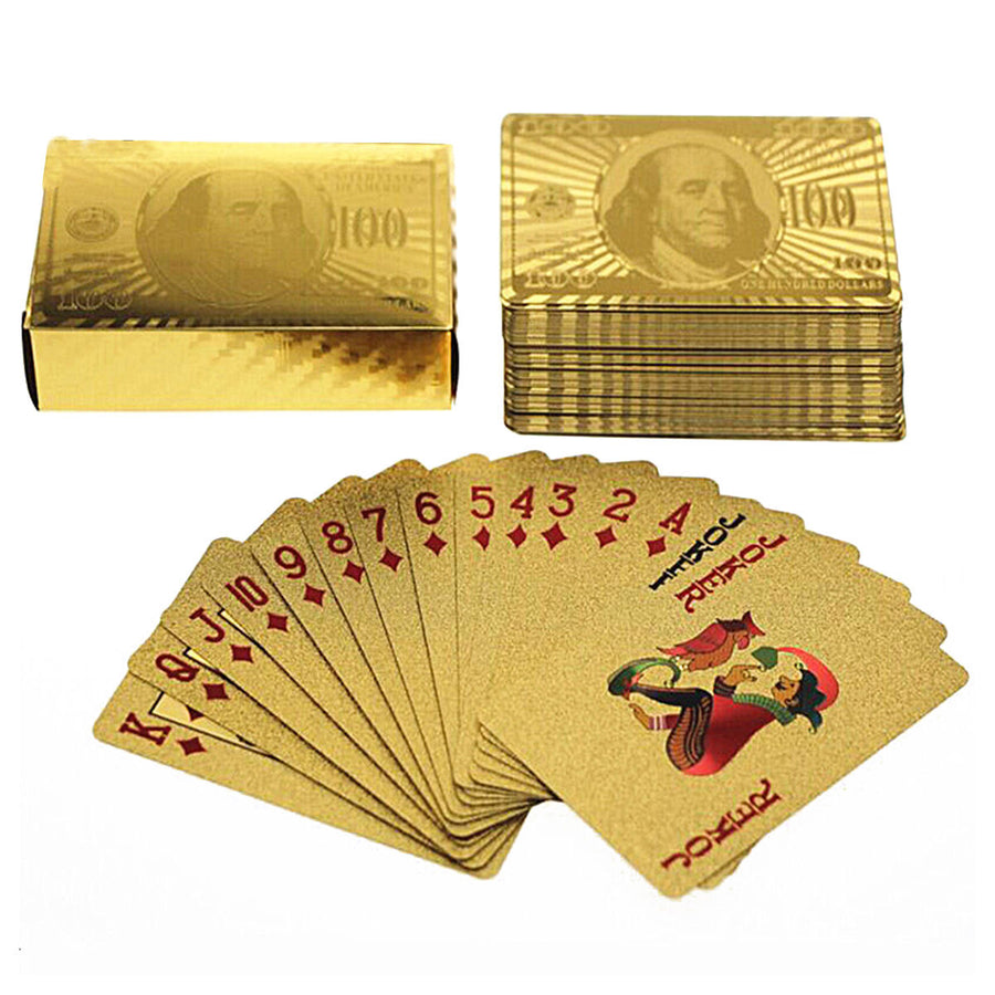 24 Karat Gold Foil Playing Cards