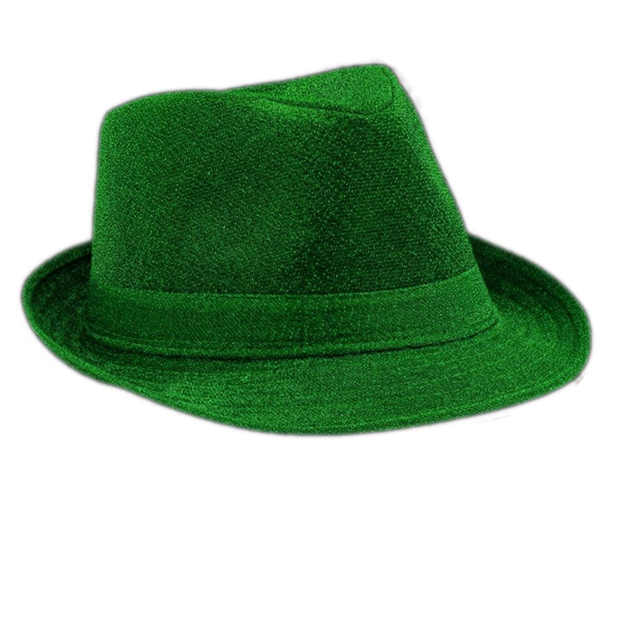 Soft Green Fabric Fedora Non Light Up