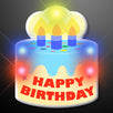 Blinking Light Up Happy Birthday Cake Body Light Pins