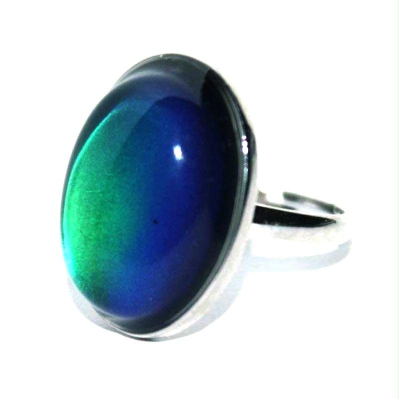 Adjustable Oval Mood Ring