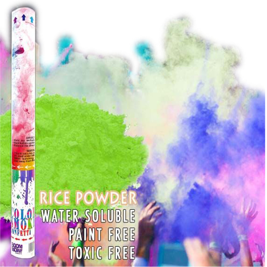 Green Holi Powder Confetti Cannon 18 Inch