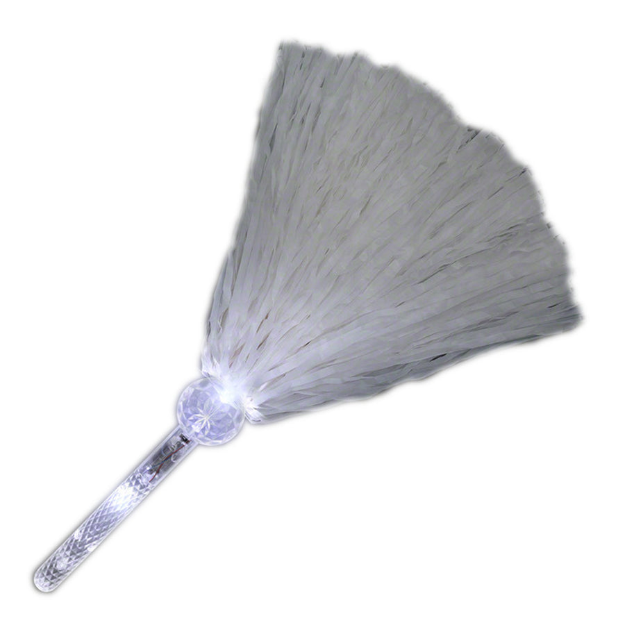 LED Team Spirit Pom Pom White