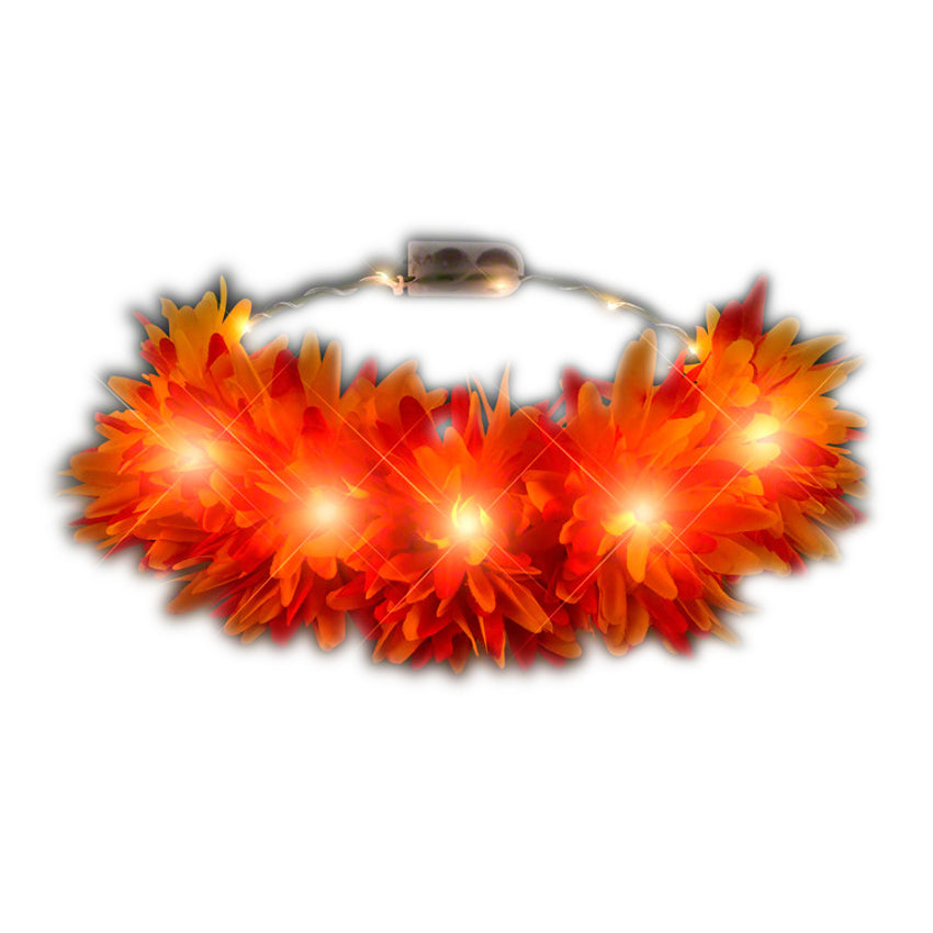 Light Up Autumn Festival Flower Crown Headband