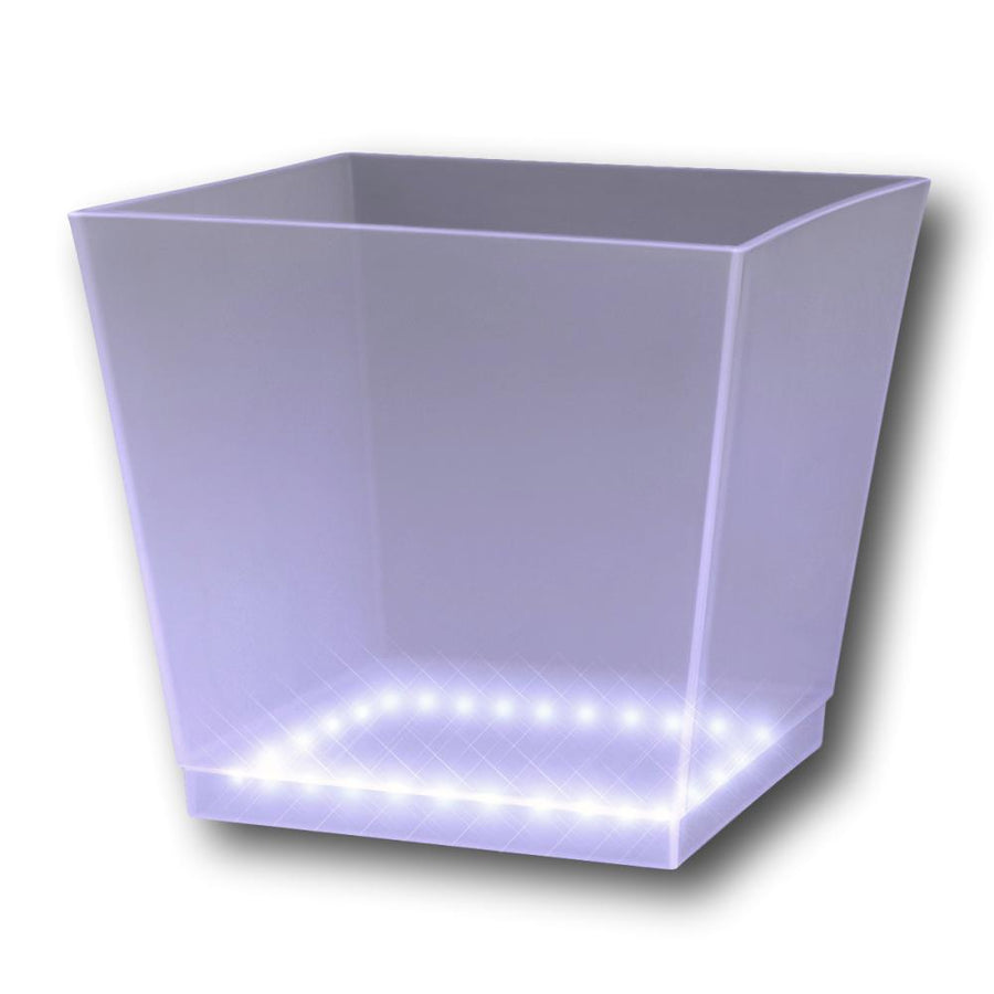 Light Up Chilled Cube Ice Bucket White