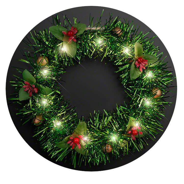 Light Up Christmas Wreath Crown Lighted Headband