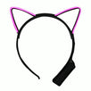 Light Up Pink Cat Ears Headband