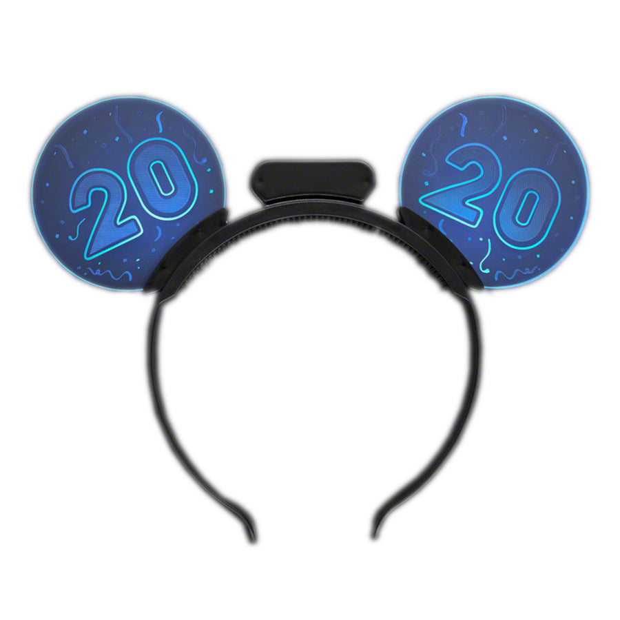 Light Up Happy New Year 2020 Ears Headband