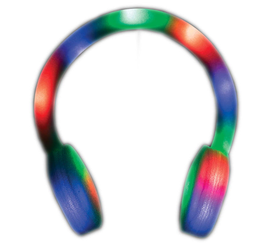 Light Up Multicolor Foam Headphone