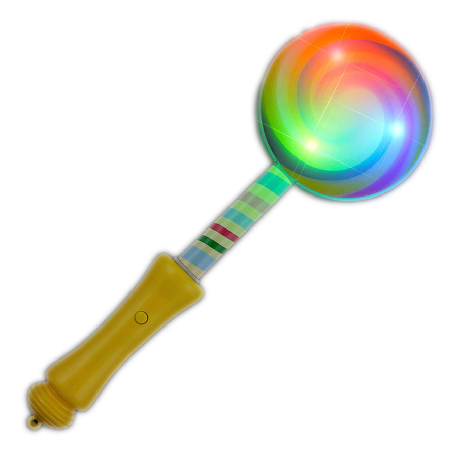 Light Up Spiral Lollipop Wand