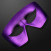 Mardi Gras Masquerade Purple Unlit Metallic Mask for Men and Women