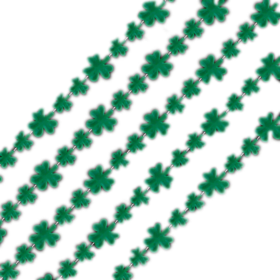 Non Light Up Shamrock Beads Pack of 12