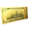 1000 USD Commemorative President Donald Trump Collectible Gold Plated Fake Bank Note