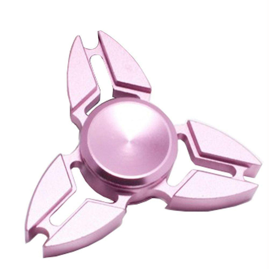 Pink Split Tri Metal EDC Fidget Spinner