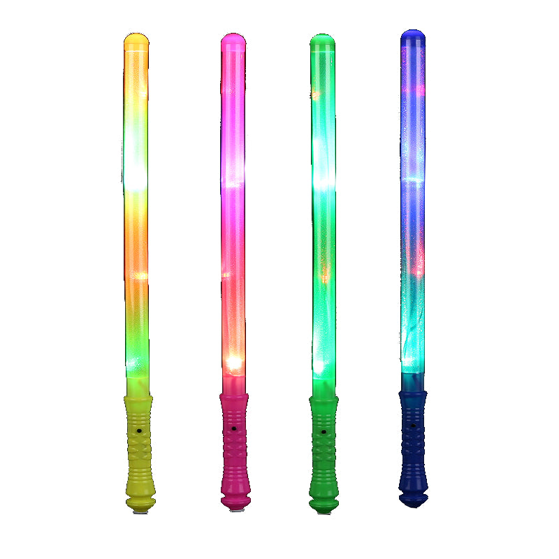 Assorted Light Up Baton Stick Wand Pack of 12