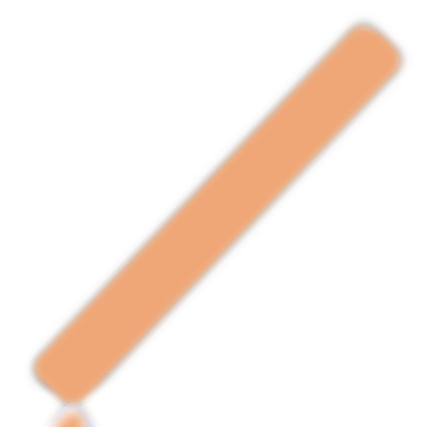 Premium LED Foam Cheer Sticks Orange