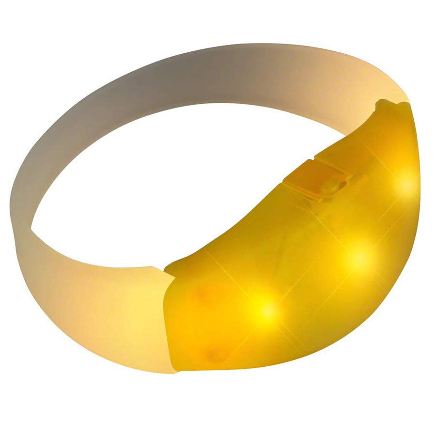 Rubber Frosted Yellow Bracelet