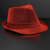 Soft Red Fabric Fedora Non Light Up