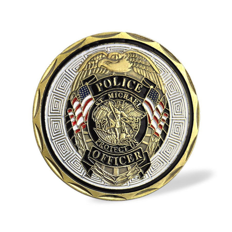 St Michael Police Officer Commemorative Gold Coin