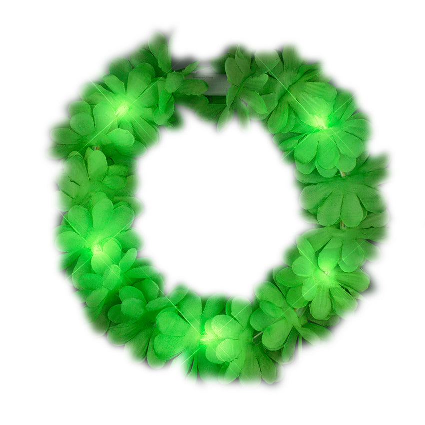 St Patricks Day Green Flower Crown