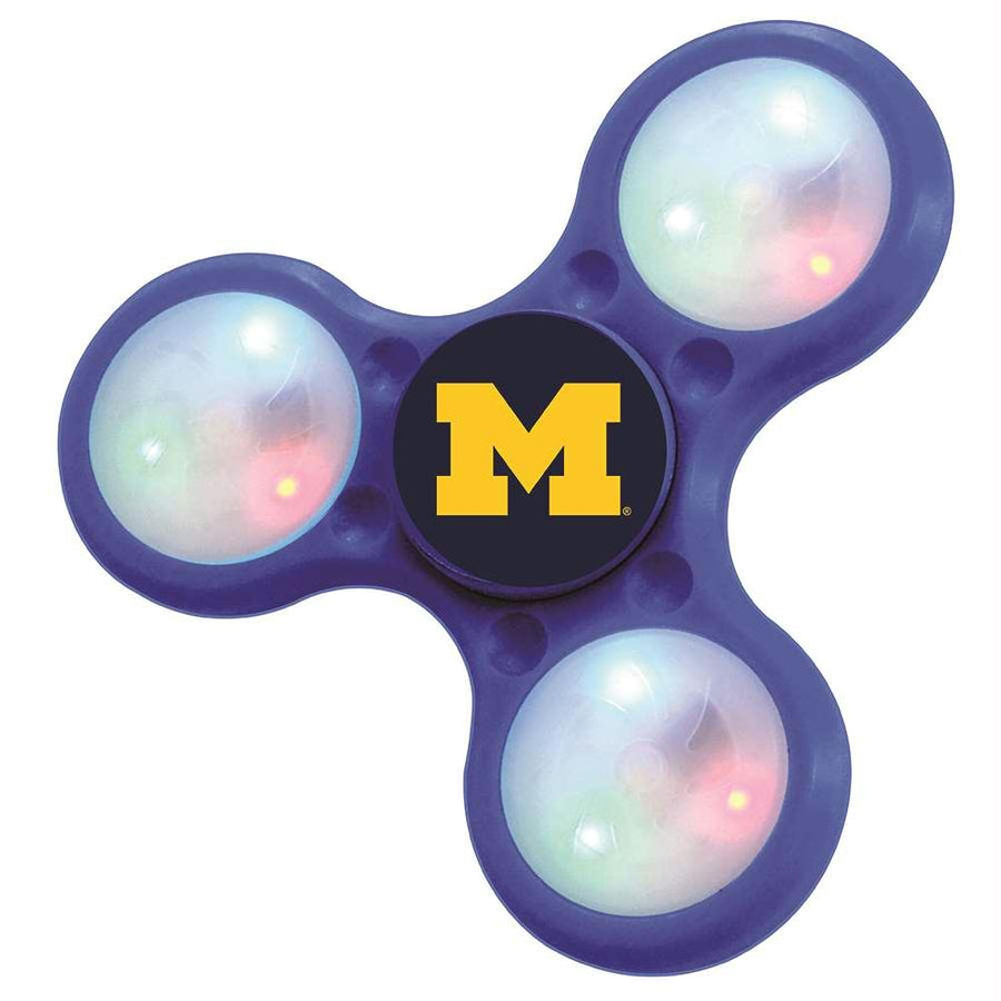 Michigan Wolverines NCAA Officially Licensed LED Light Up EDC Fidget Spinner