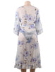 Chiffon Floral Long Cardigan Beach Gown