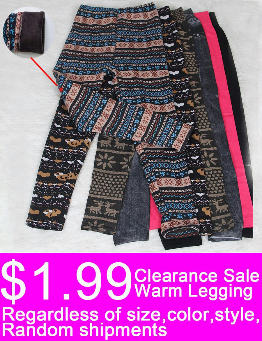 Clearance Sale Warm Leggings