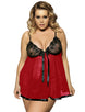 Plus Size Melody Babydoll Set