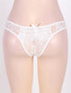 White Lace Open Crotch Sexy Panty