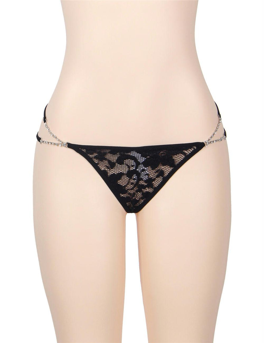 Diamond Charm Lace G String