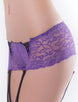 Crotchless Lace Garter Short