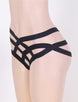 Black Cage Bandage Brief Thong