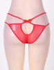 Sexy Red Net Panty With Bows