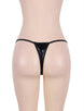 Exotic Micro Shiny Black G String Thongs