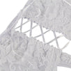 White Open Crotch Floral Lace Panty