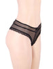 Black Lace Out Ladies' Panty