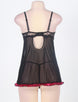 2 Pieces Sexy Cup Blace Lace Babydoll